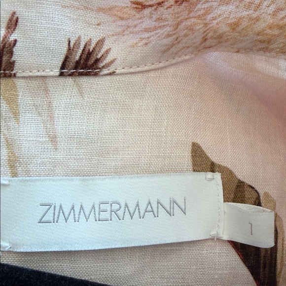 Zimmermann Ascension Plunge Maxi Dress Floral Print - Picture 9 of 9